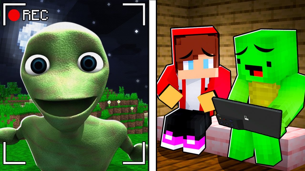 How JJ and Mikey Got DAME TU COSITA on a Hidden Camera in Minecraft! - Maizen