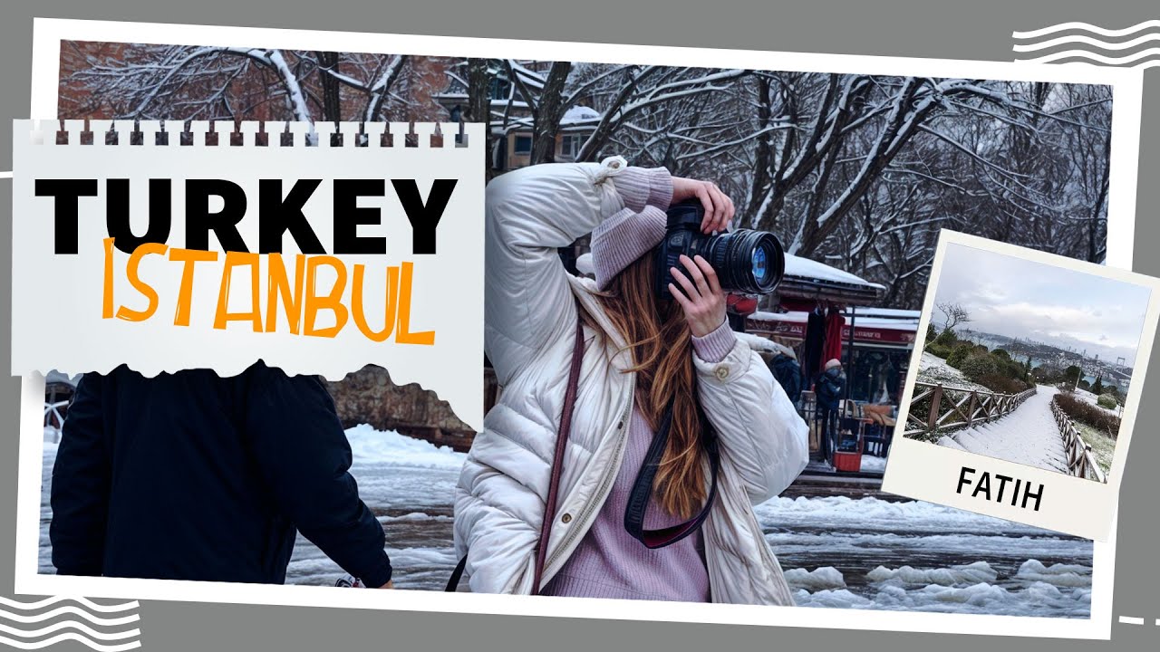 26 JAN 2022 ,Snow Day Of ISTANBUL Walking Tour Fatih|4k UHD 60fps