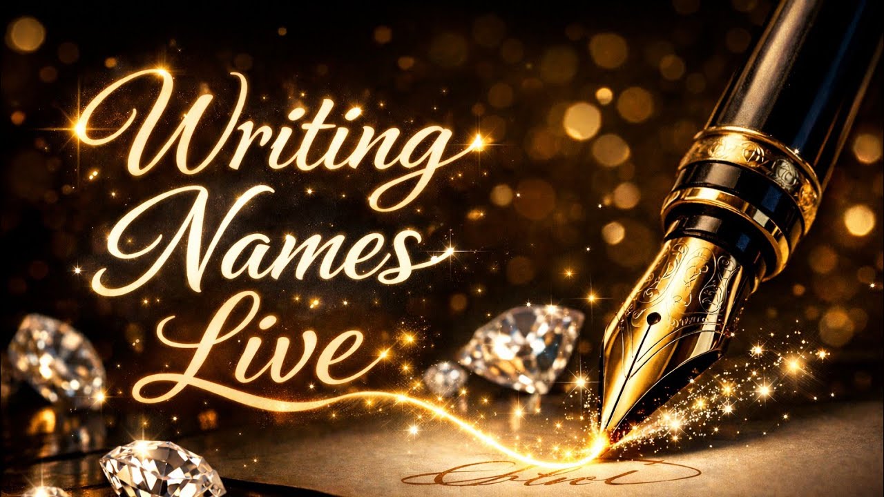 Writing Names Live 🔴✏️