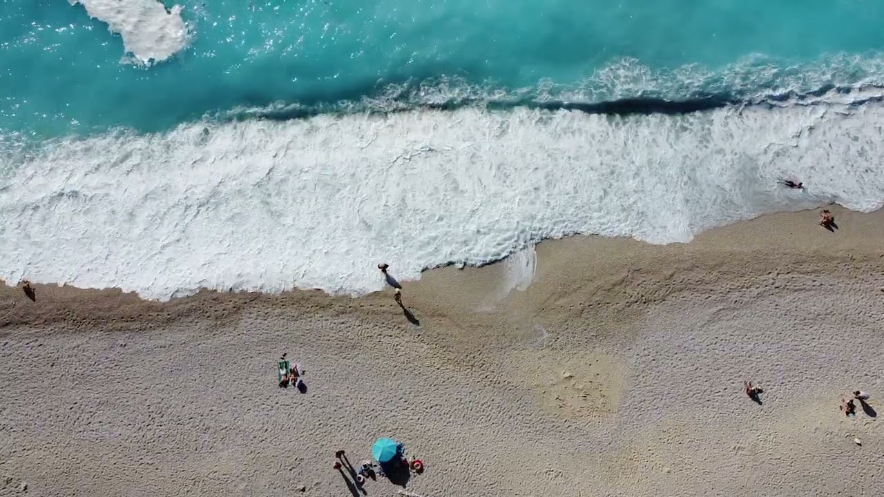 Fale na Myrtos Beach