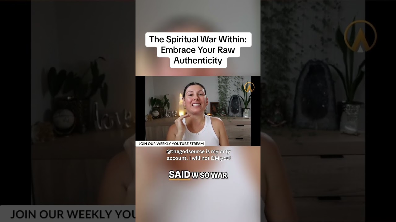 The Spiritual War Within: Embrace Your Raw Authenticity #spiritual #spirituality #authenticity #high