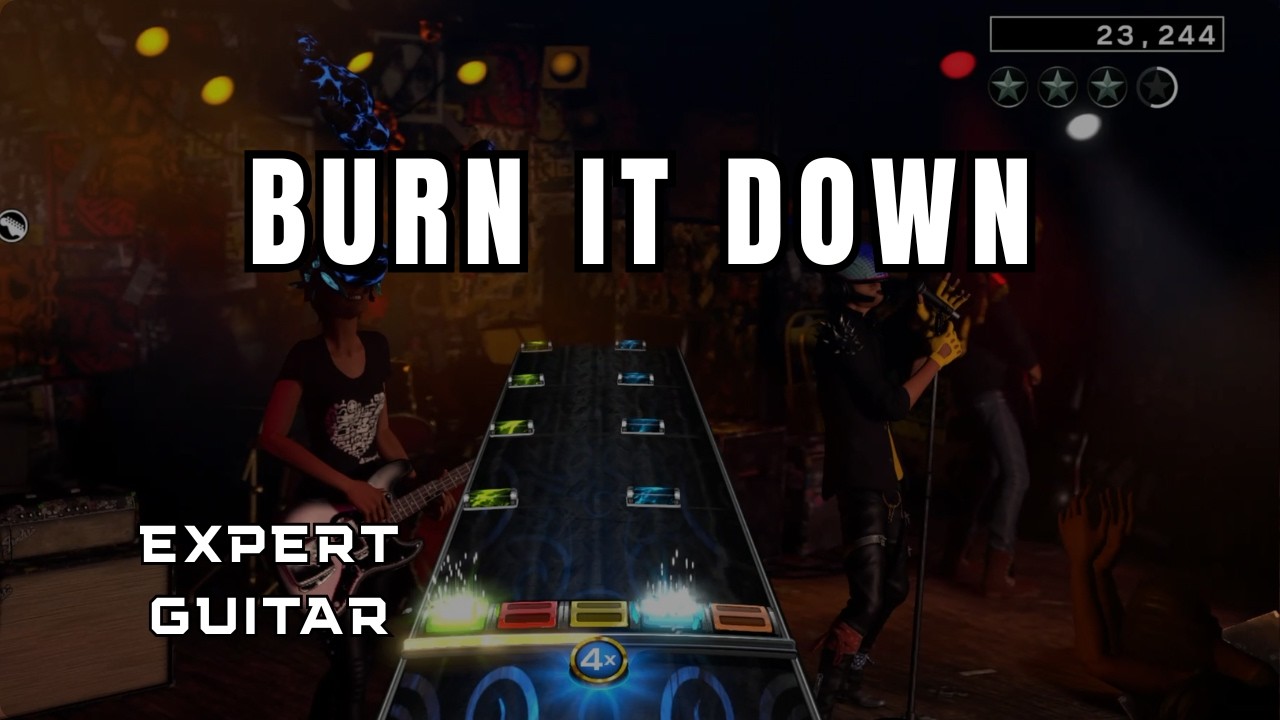 Burn it Down - Linkin Park | Rock Band 4 Expert Guitar