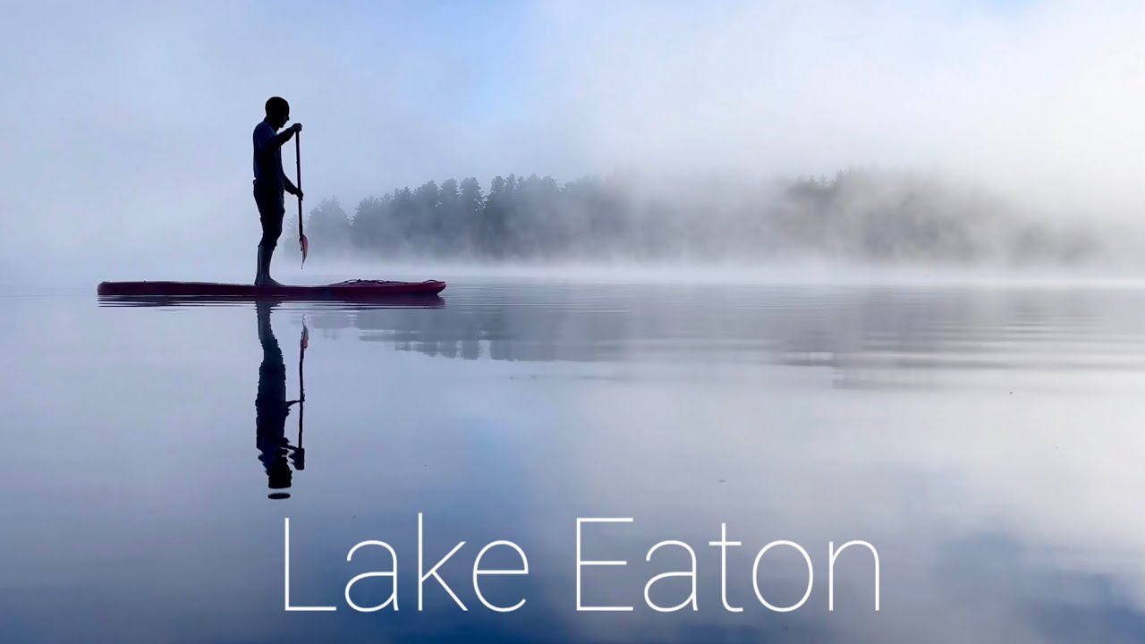 Adirondack Wilderness, Lake Eaton 4k, Morning Mist Paddle, EPIC!