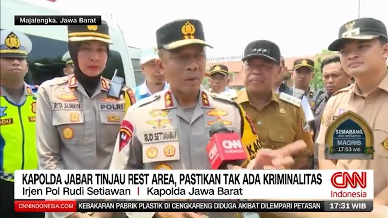 Kapolda Jabar Tinjau Rest Area, Pastikan Tak Ada Kriminalitas