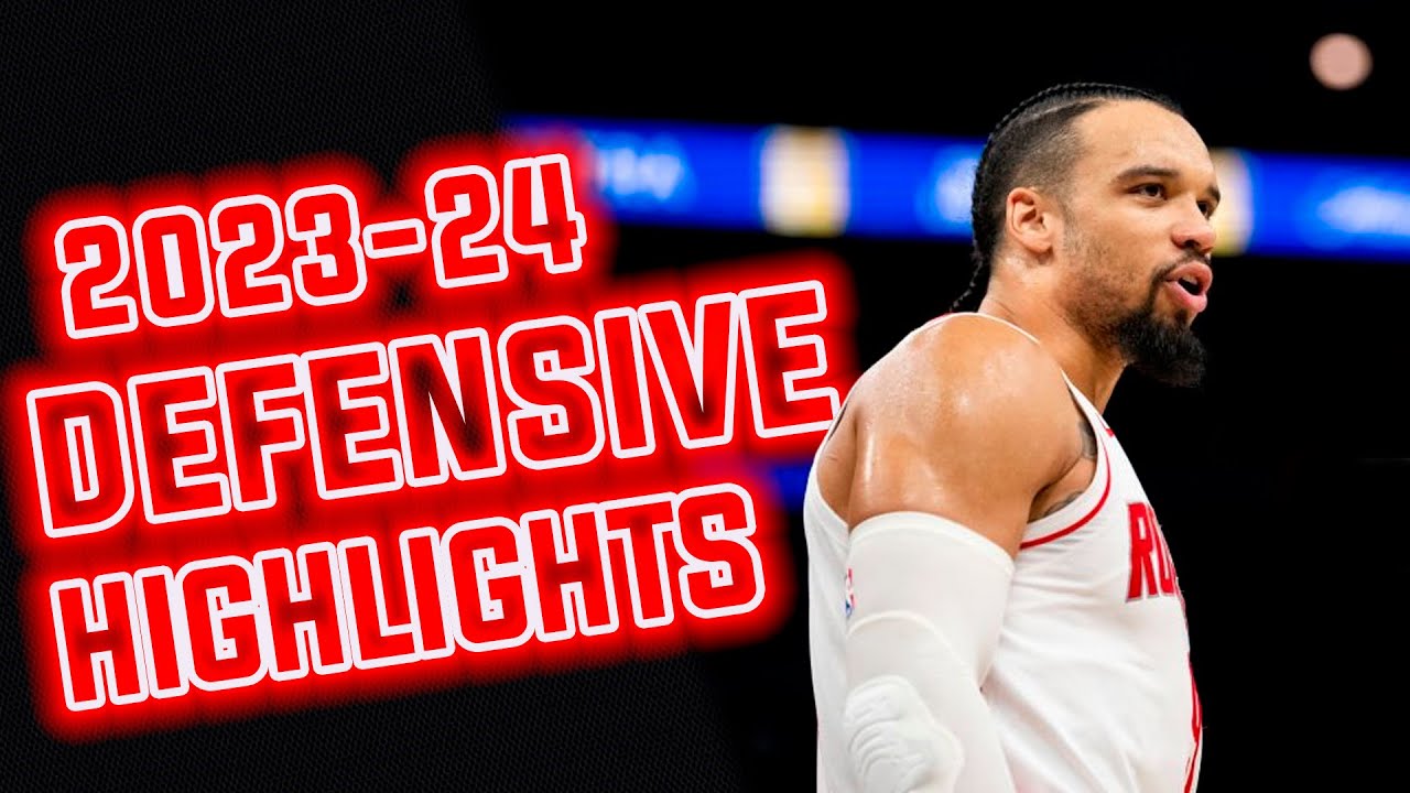 Dillon Brooks 2023-24 FULL DEFENSIVE Highlights | Houston Rockets