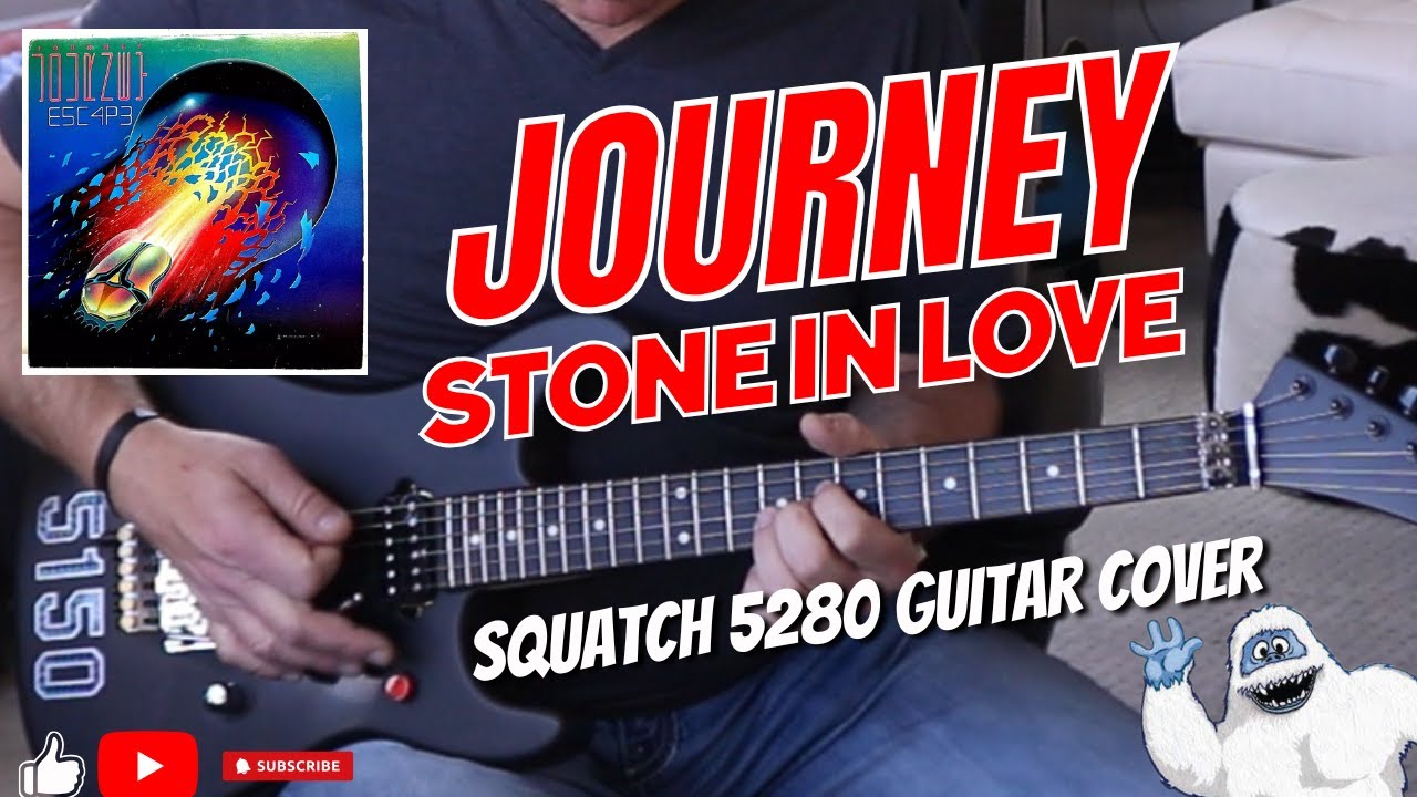 Stone in Love - Journey - (Partial Guitar Cover)