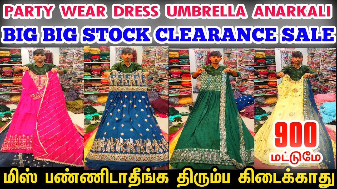Stock Clearance Sale Umbrella Anarkali, Crop Top Dress👌👌 Mega Stock Clearance Sale Bridal Dress