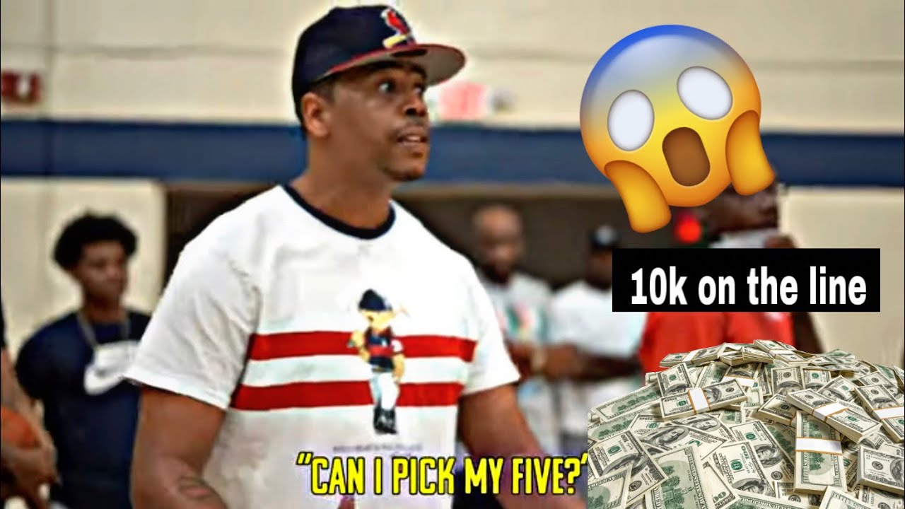 Trash talker puts 10 grand on the line!!! (5v5 In Benson NC)