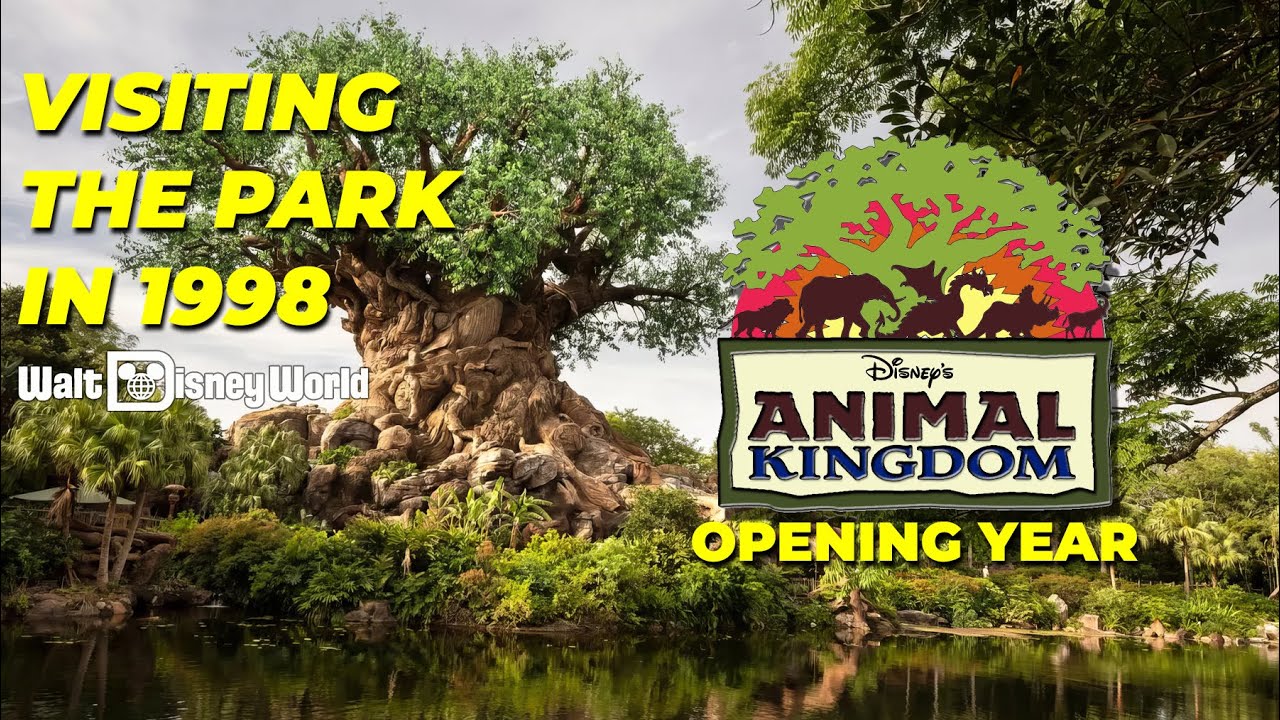 Restored Home Video: Visiting Disney's Animal Kingdom in 1998 (HD 50FPS)