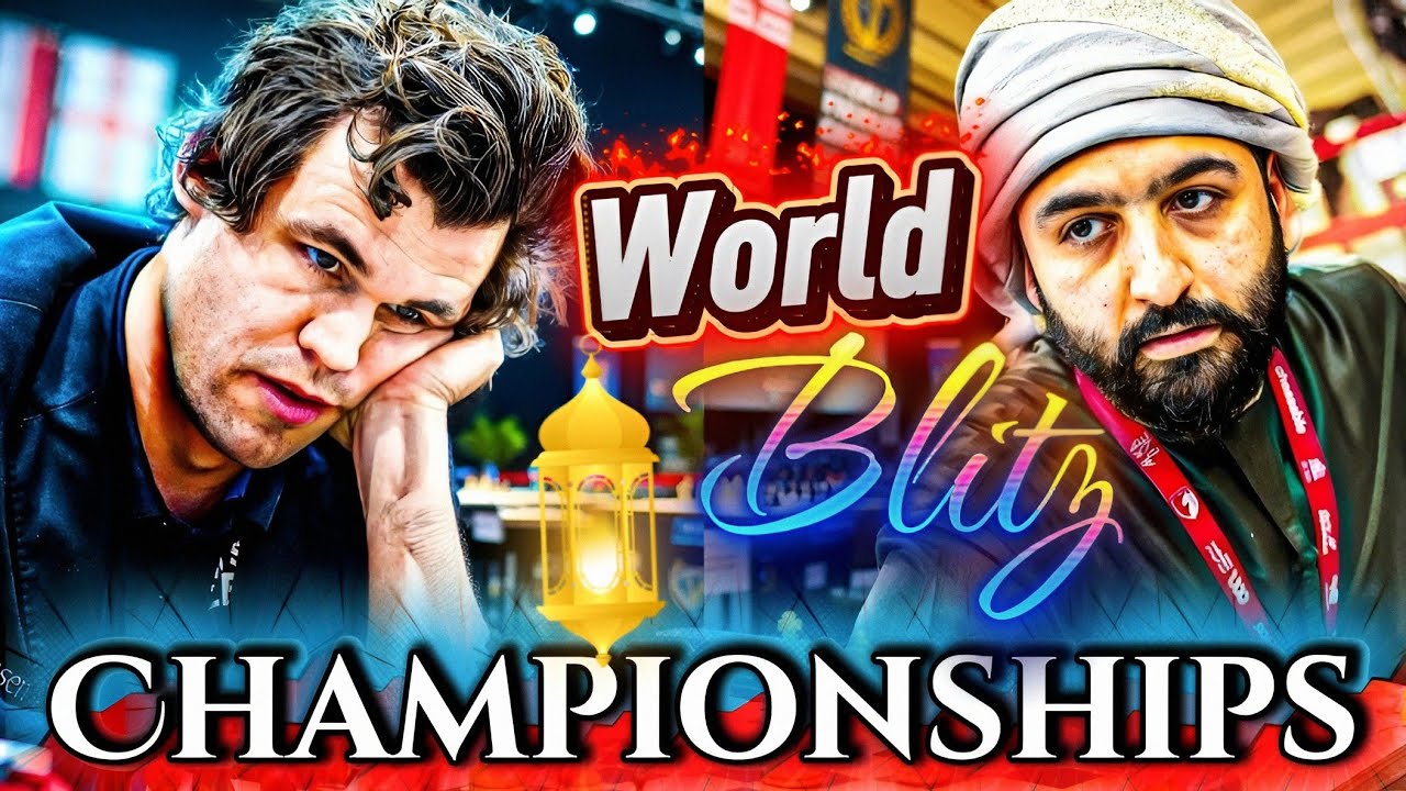Magnus Carlsen vs Salem Saleh || World Rapid Champion