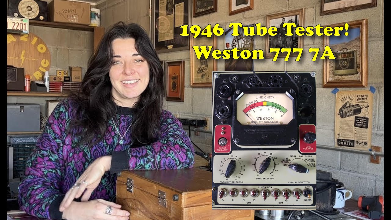 Weston Tube Tester | Model 777 Type 7A | Vintage Test Equipment