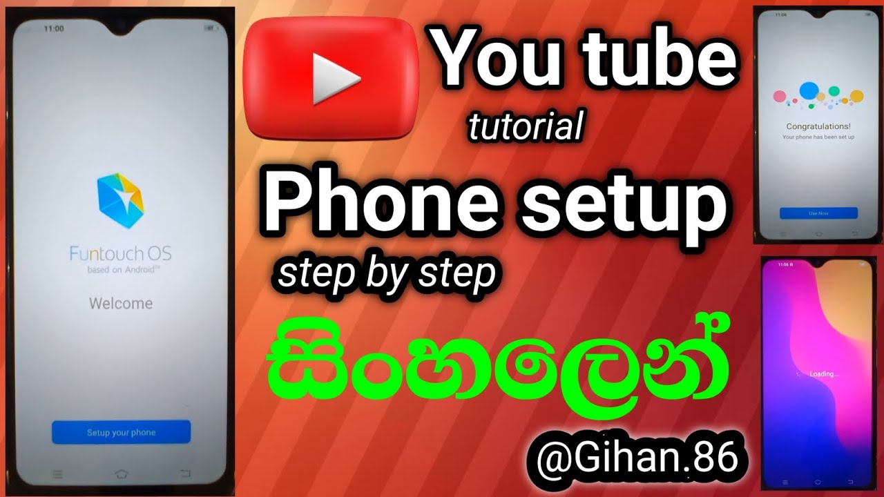 How to New Andorid Device setup step by step@ Gihan.86