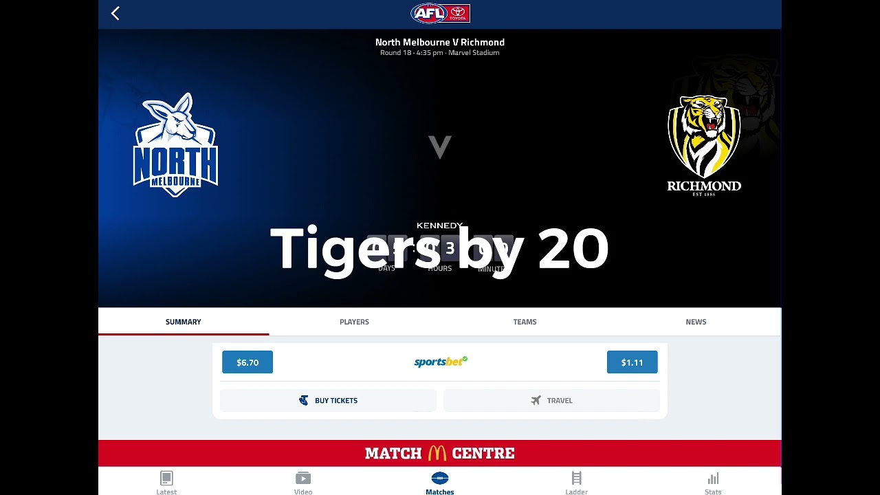 My predictions for Round 18 Afl 2022