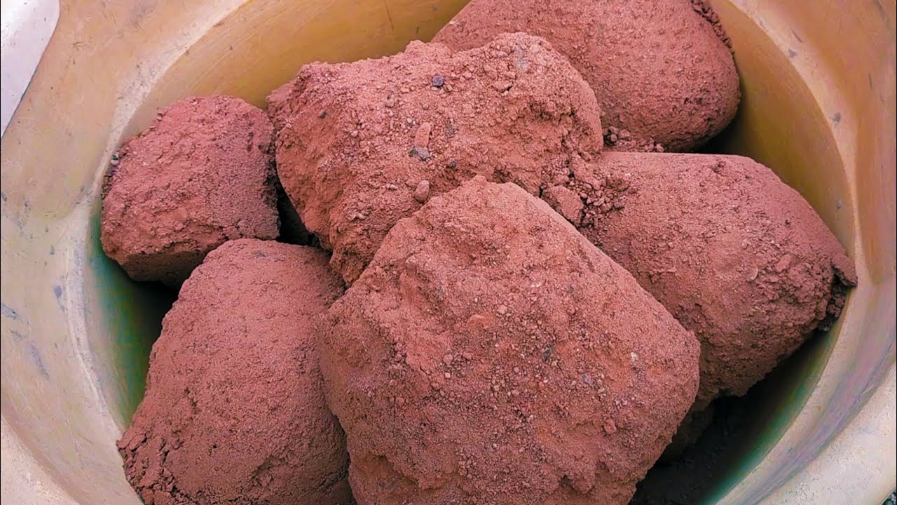 new super crispy dusty soft gritty red sand shadows crumble dry in tub+in bucket+paste pouring 🤤💯