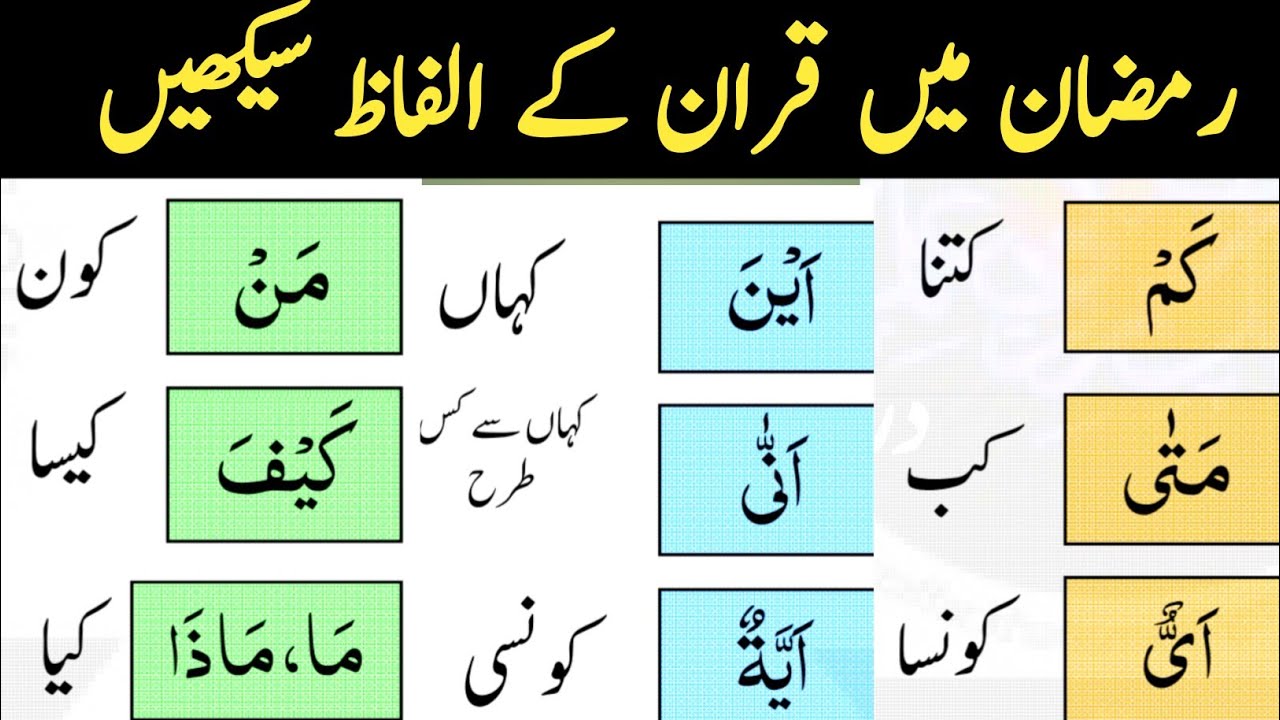 قرآن کے الفاظ کیسے یاد کریں؟ 3 آسان مرحلےv