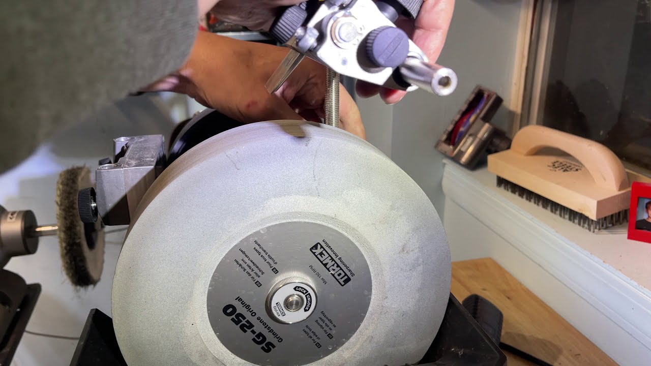 Afilado de cinceles (chisels) con equipo Tormek T8