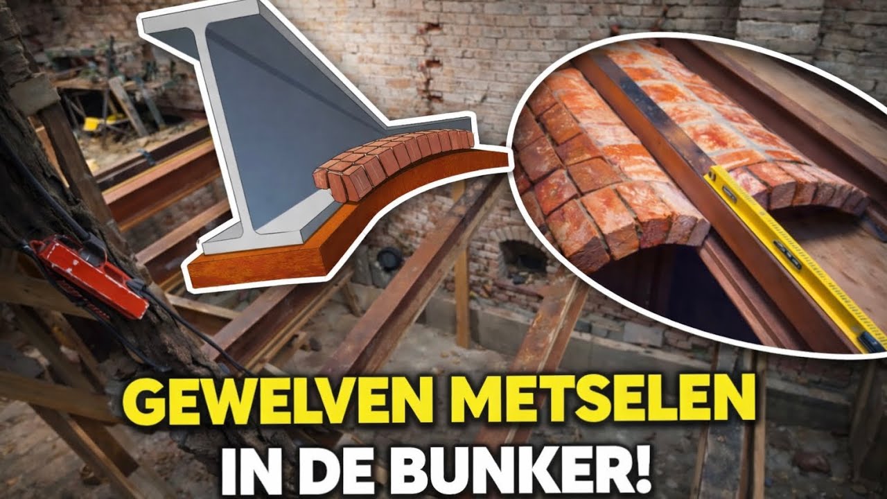 Bunker bijna af!? Gewelven metselen in de ondergrondse bunker