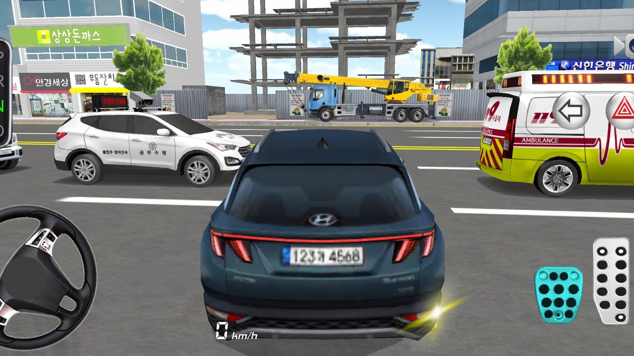 New Blue Hyundai Tucson - 3d Driving Class || Car Game #Gameplay #cargames ￼