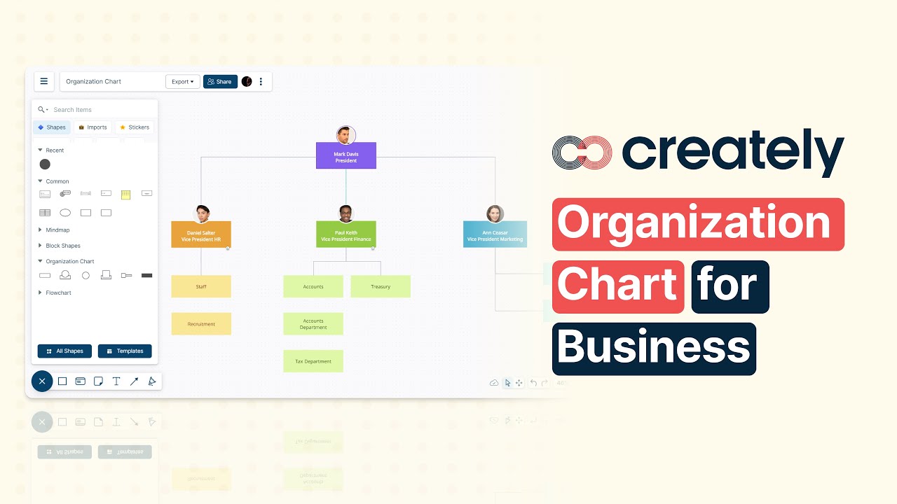 How to create an Org Chart with Creately