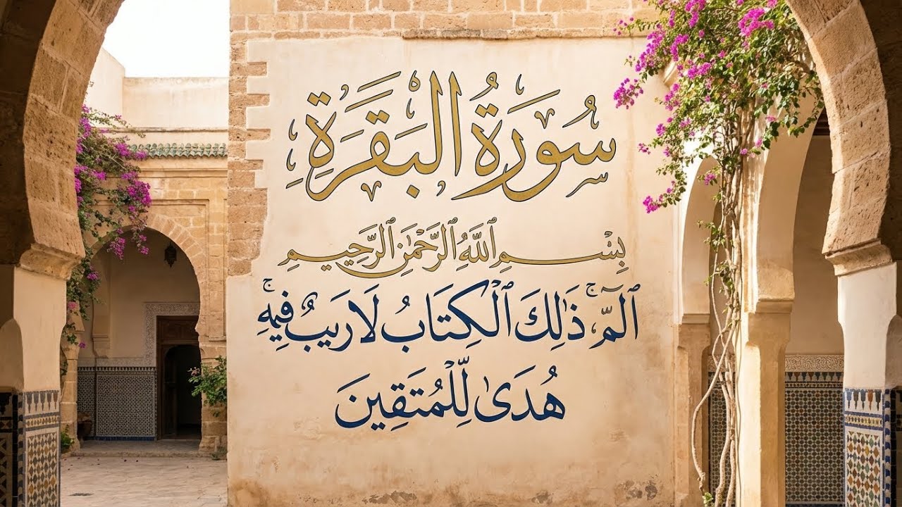 سورة البقرة (كاملة) اجعل يومك طمأنينة وحصّن بيتك وأهلك |  القارئ بن ناصر محمد Surah Al-Baqarah