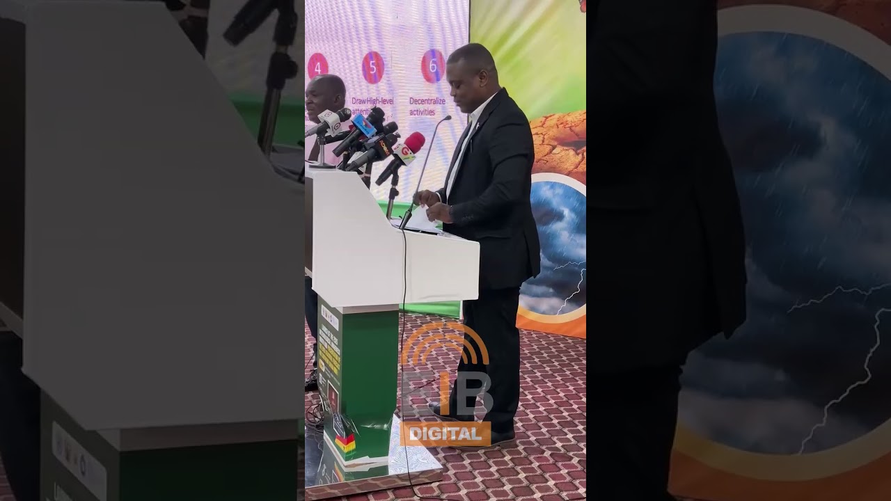 Dr. Ignatius Kweku Williams At The Launch Of 2026 Meteorological Awareness Month