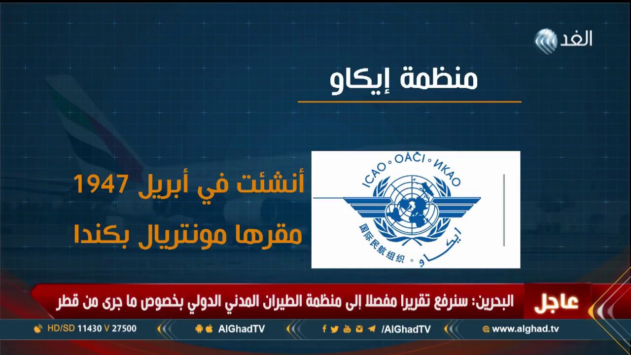 تقرير | منظمة الطيران المدني الدولي 