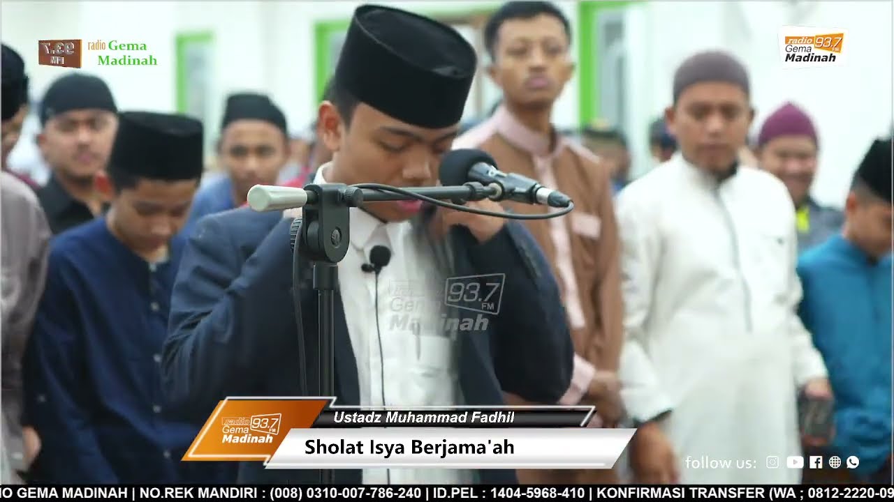 IMAM USTADZ MUHAMMAD FADHIL - SHOLAT ISYA DAN TARAWIH #1 RAMADHAN 1444 H - MASJID SYARIFAH SHALIHAH