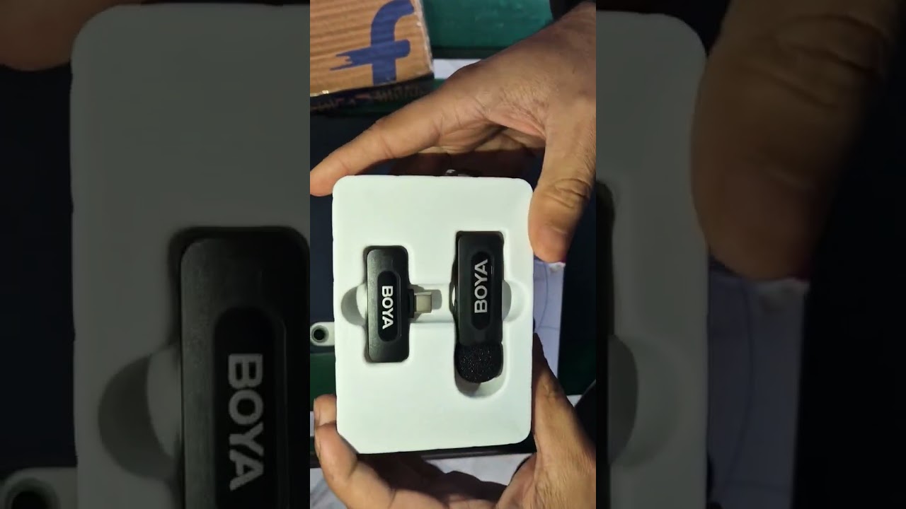 Boya V10 mic unboxing 