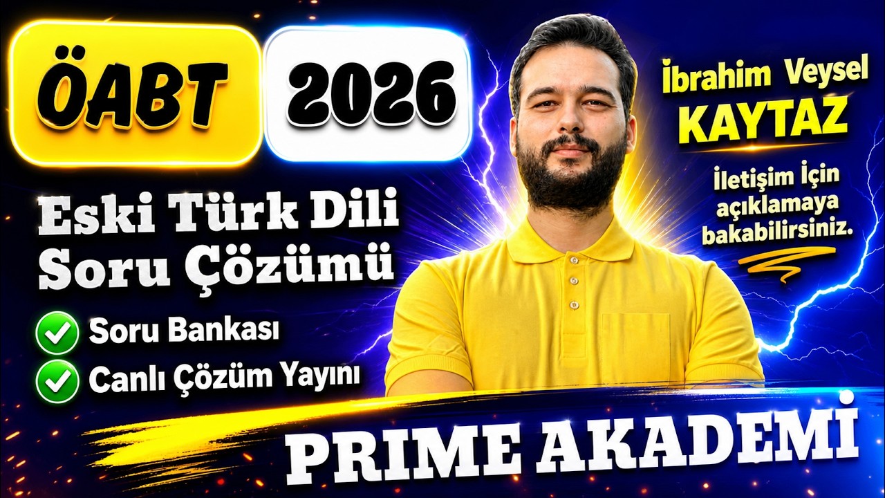 Eski Türk Dili Soru Çözümü - İbrahim Veysel KAYTAZ
