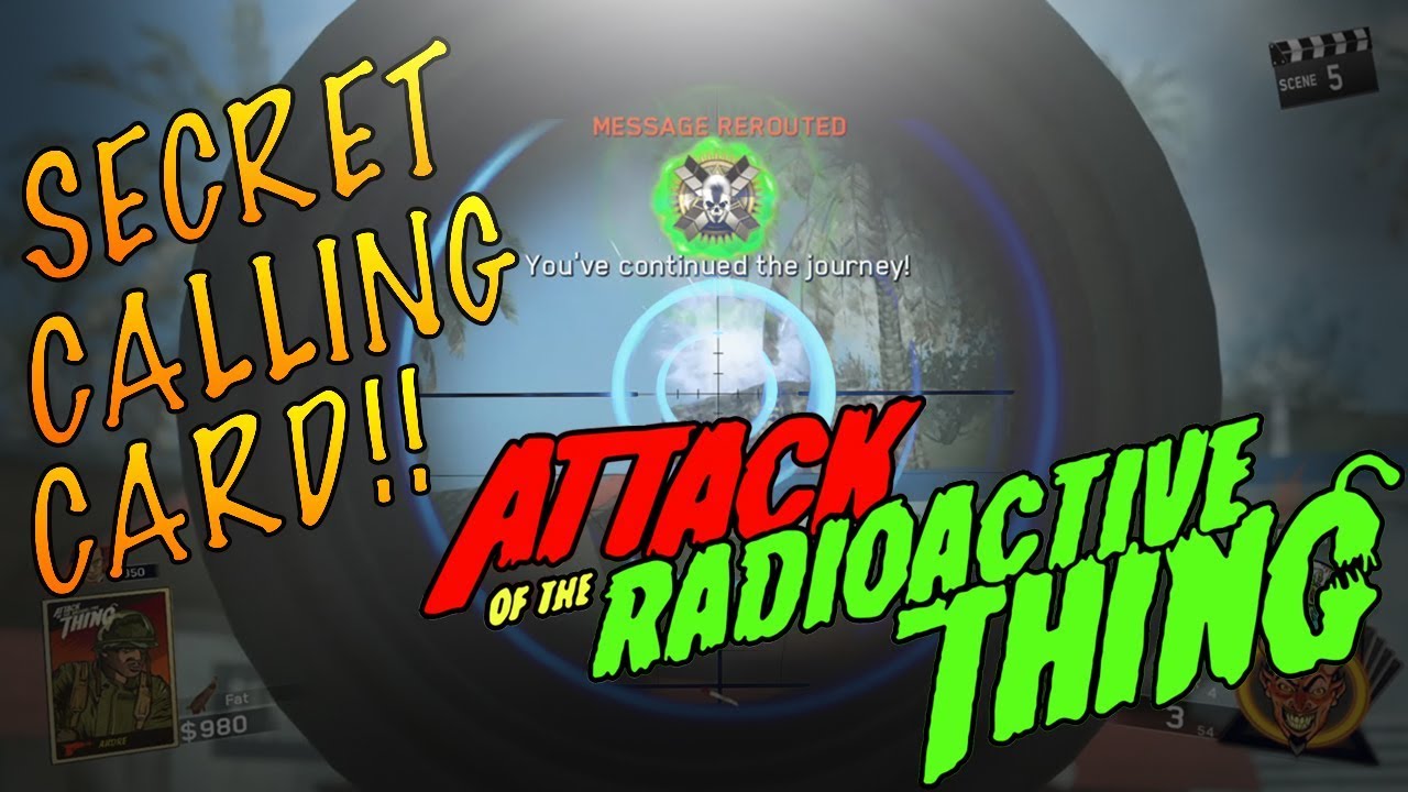 EASY 'SECRET CALLING CARD' IN ZOMBIES