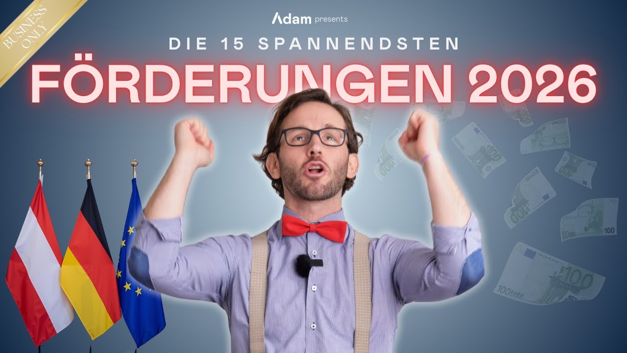 Diese F&ouml;rderungen zahlen dir 2026 deine Investitionen (Unternehmen in Deutschland & &Ouml;sterreich)