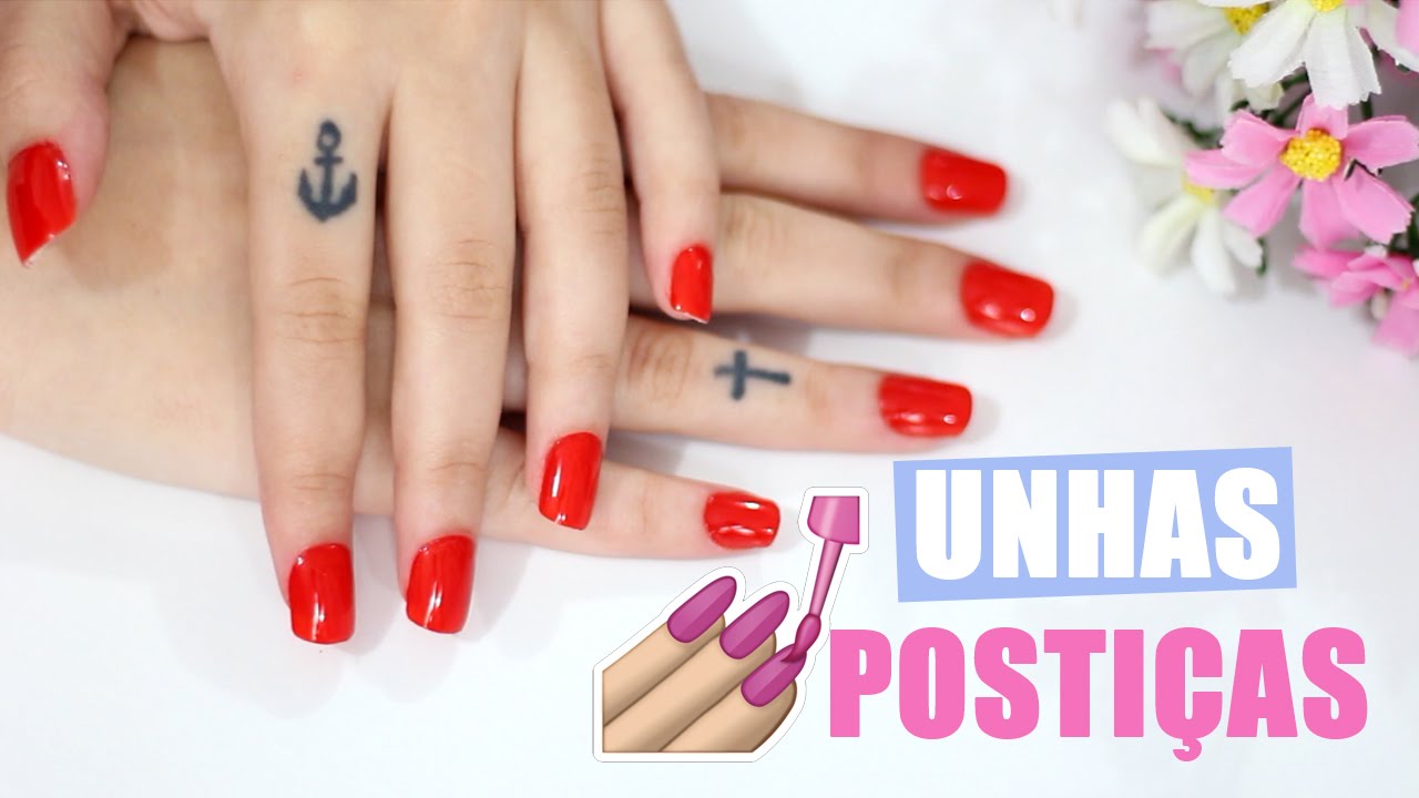 TUDO SOBRE MINHAS UNHAS POSTIÇAS