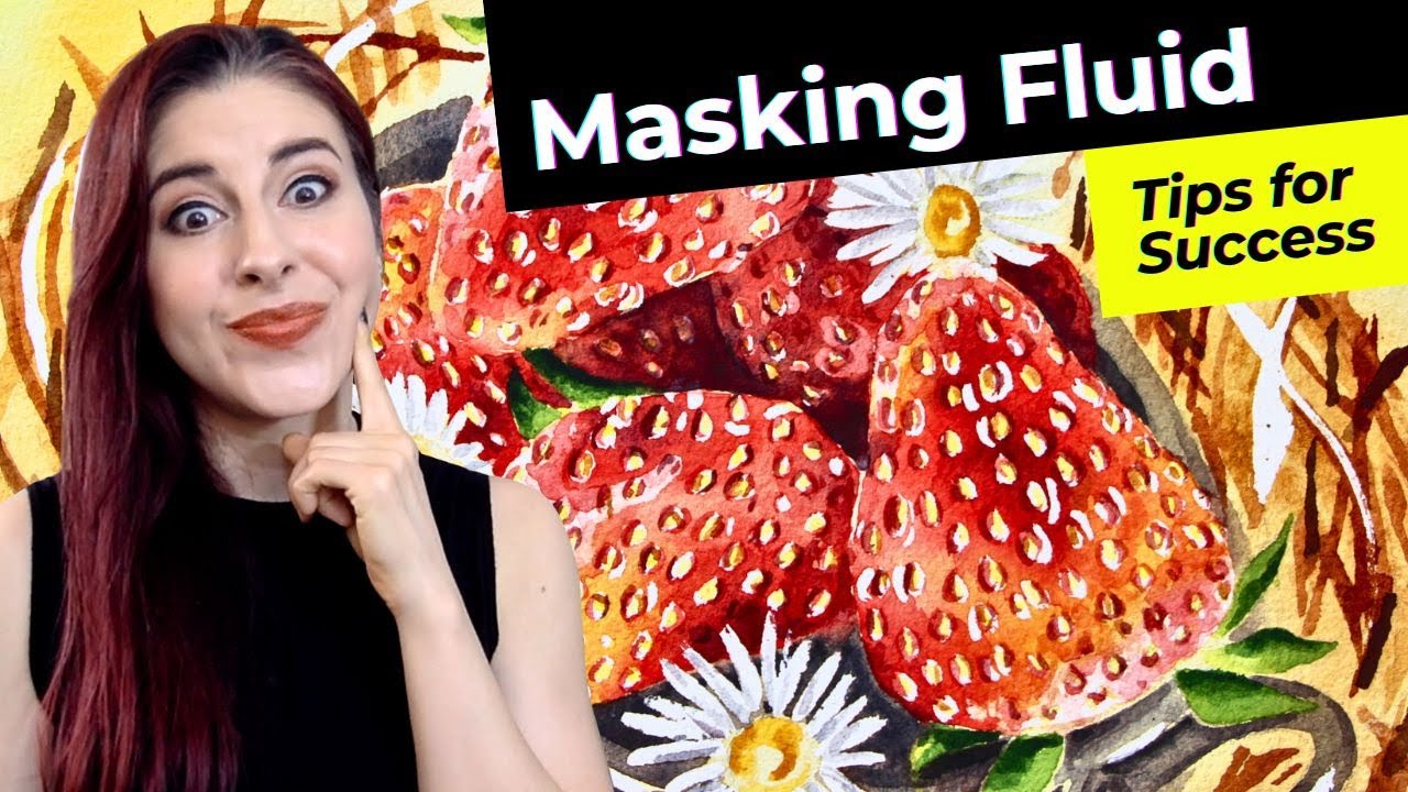Masking Fluid Watercolor Tips