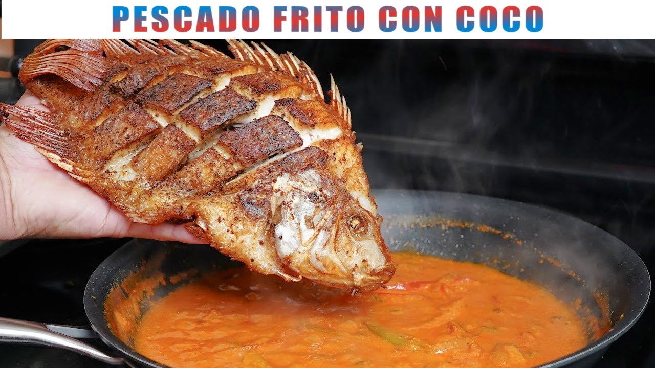 !Pescado Frito con Coco Dominicano - 2 Maneras de hacerlo😋