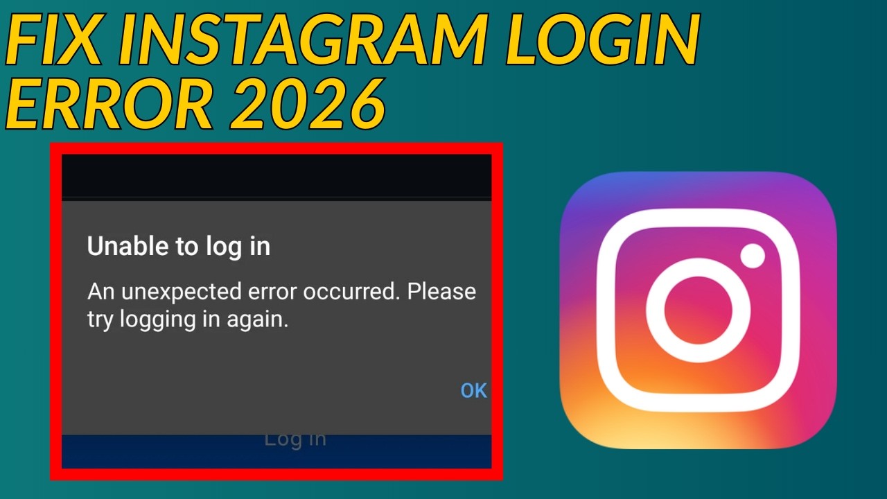 How to Fix Instagram Login Error (2026) | Instagram Login Issue