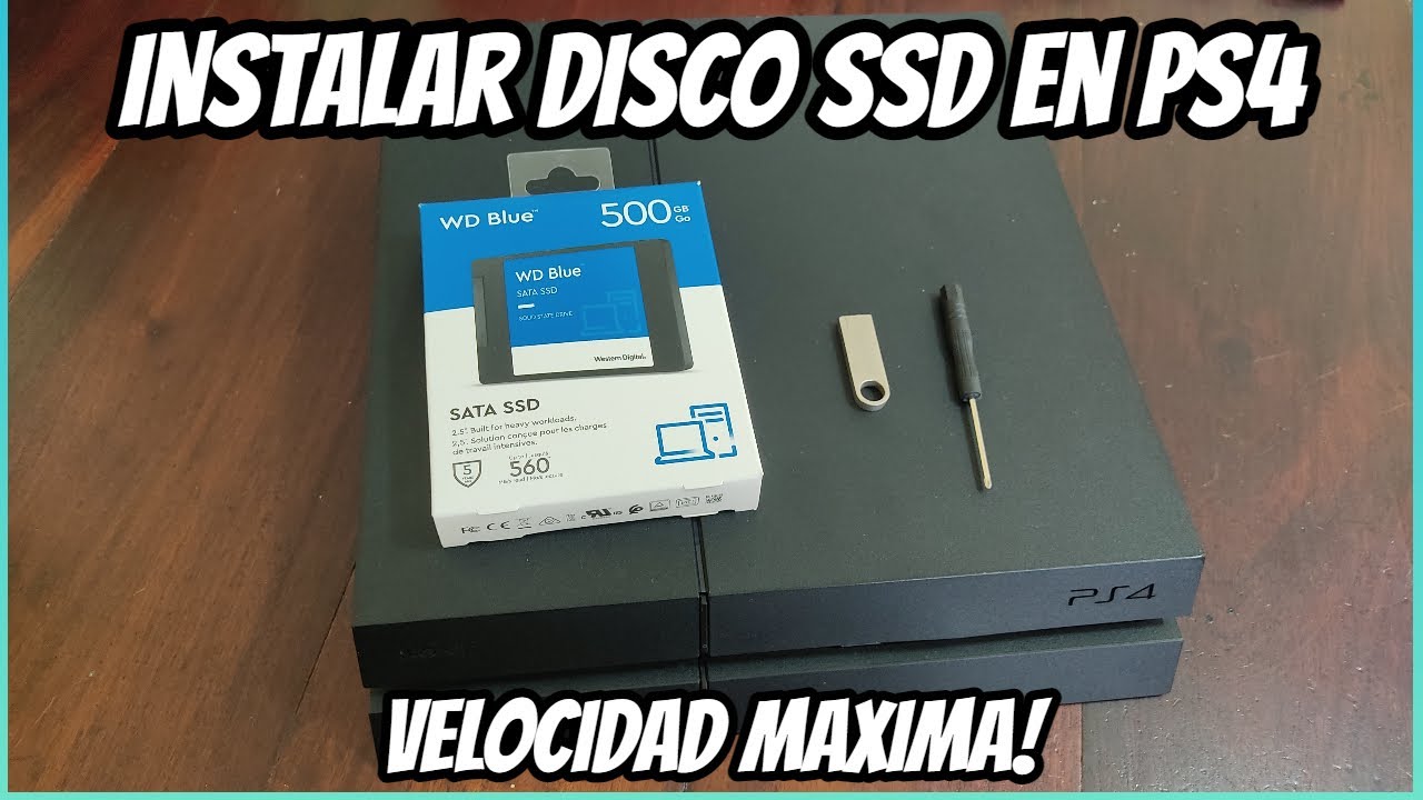 Cambio Disco Duro HDD a SSD de PS4 (Tutorial COMPLETO)