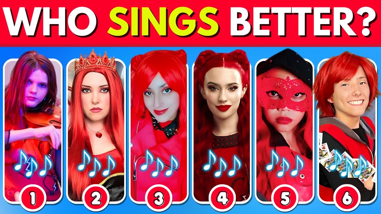 Who Sings Better? RED Dance Edition ❤️💃  Descendants: The Rise of Red Quiz