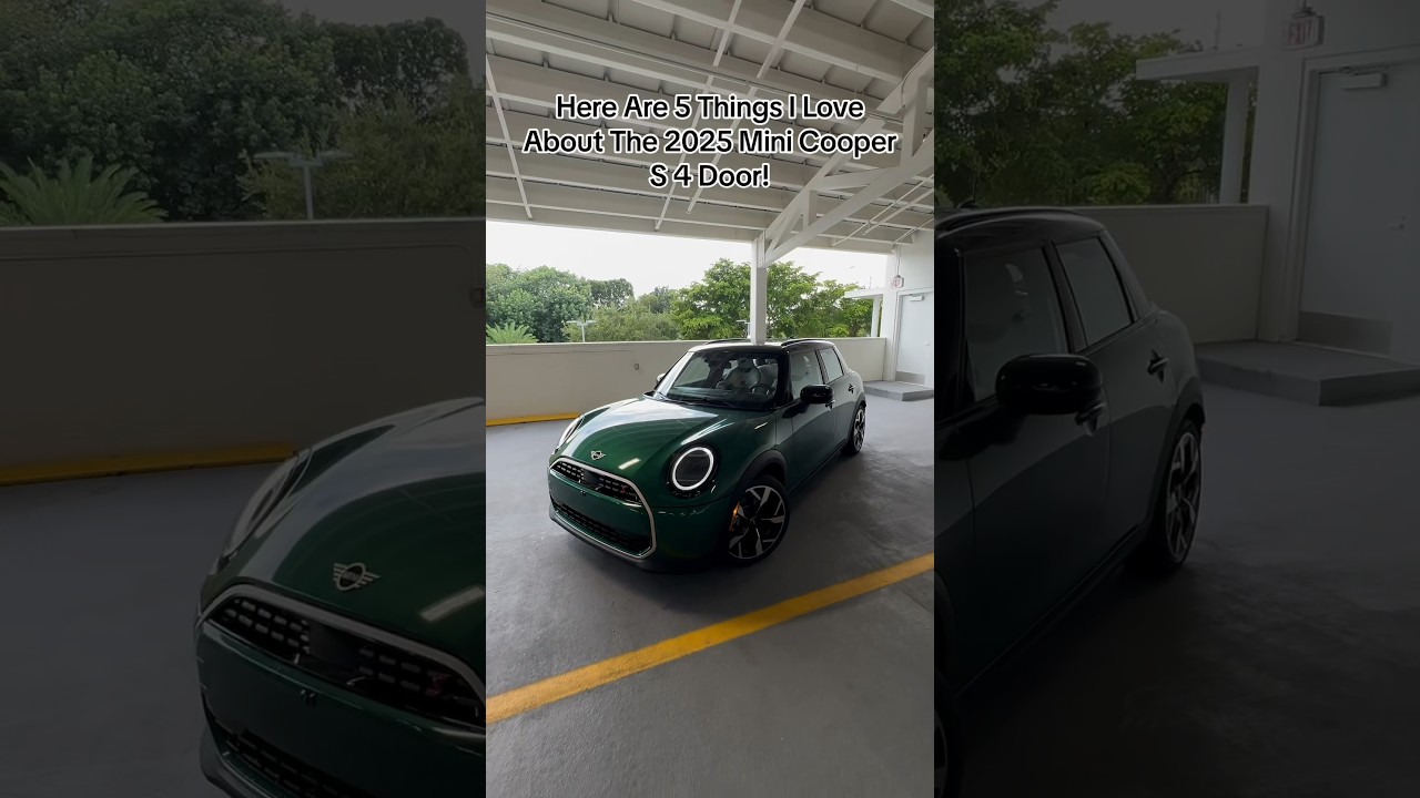 Вот 5 вещей, которые мне нравятся в Mini Cooper S 4 Door 2025 года #minicooper