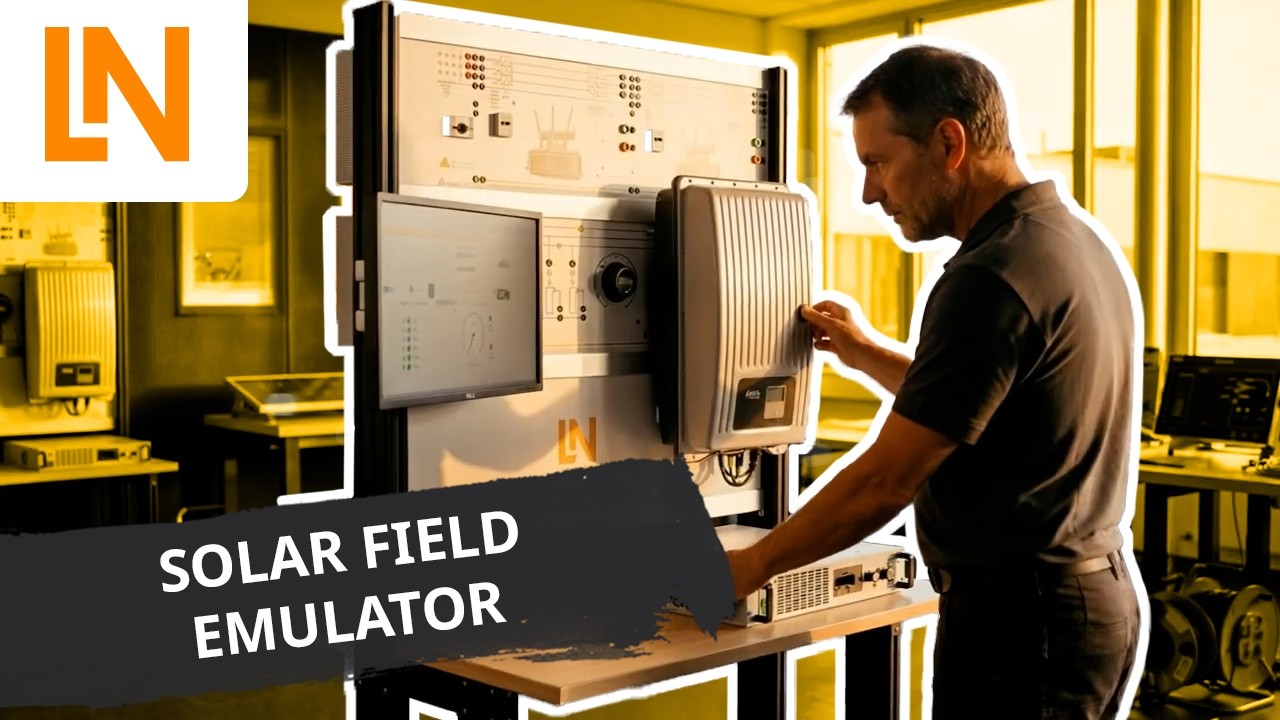 Weather-Independent PV Training | Solar Field Emulator in LN's Photovoltaic Training Systems