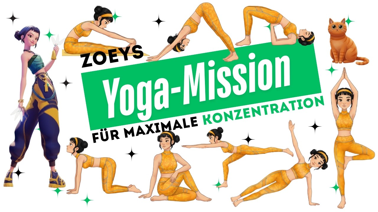 Yoga 💎 Fokus wie ein Idol: Zoeys Yoga für maximale Konzentration | Einfache Dehnübungen