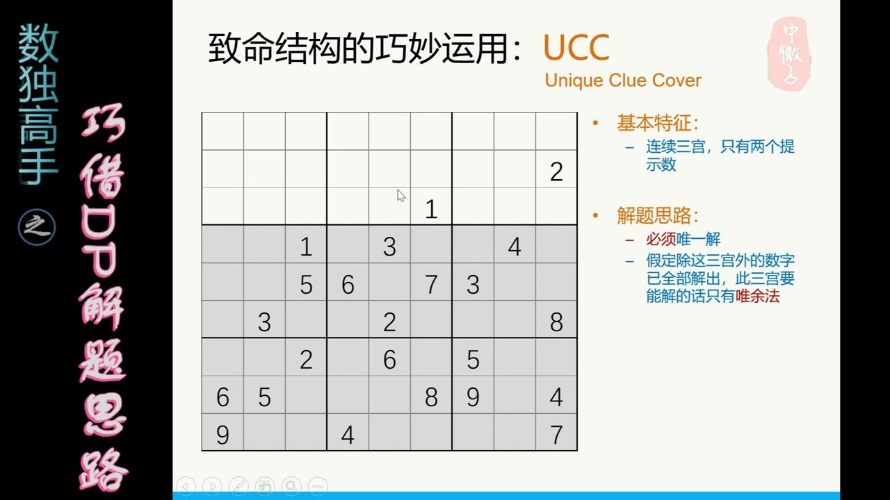 数独高手之巧借致命结构解题思路