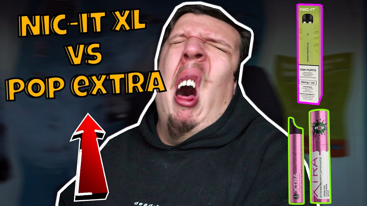 NiC-IT XL Disposable Vape vs Pop Extra Disposable Device Review