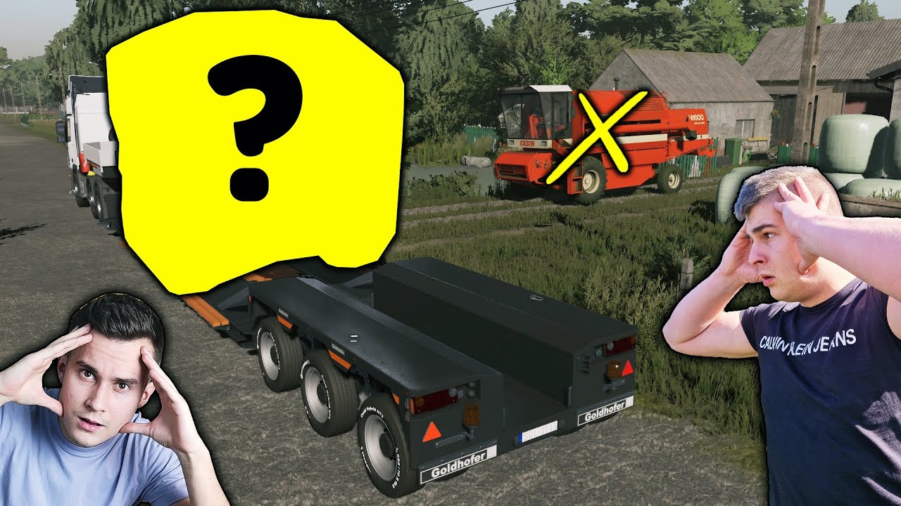 DOSTALIŚMY NOWY KOMBAJN OD ...😱 TAKIEGO ZJAZDU Z LAWETY JESZCZE NIE BYŁO😂 🐮POLSKA WIEŚ🐷 223