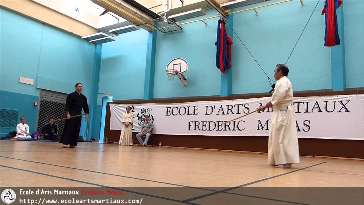 Shindō Musō Ryū Jōdō Seitei kata Midare Dome et Ran Ai