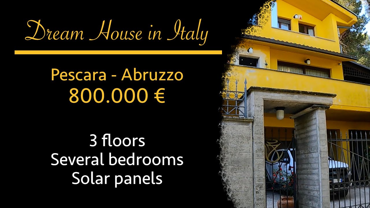 This HUGE Luxurious Villa is Waiting for YOU in Pescara Abruzzo