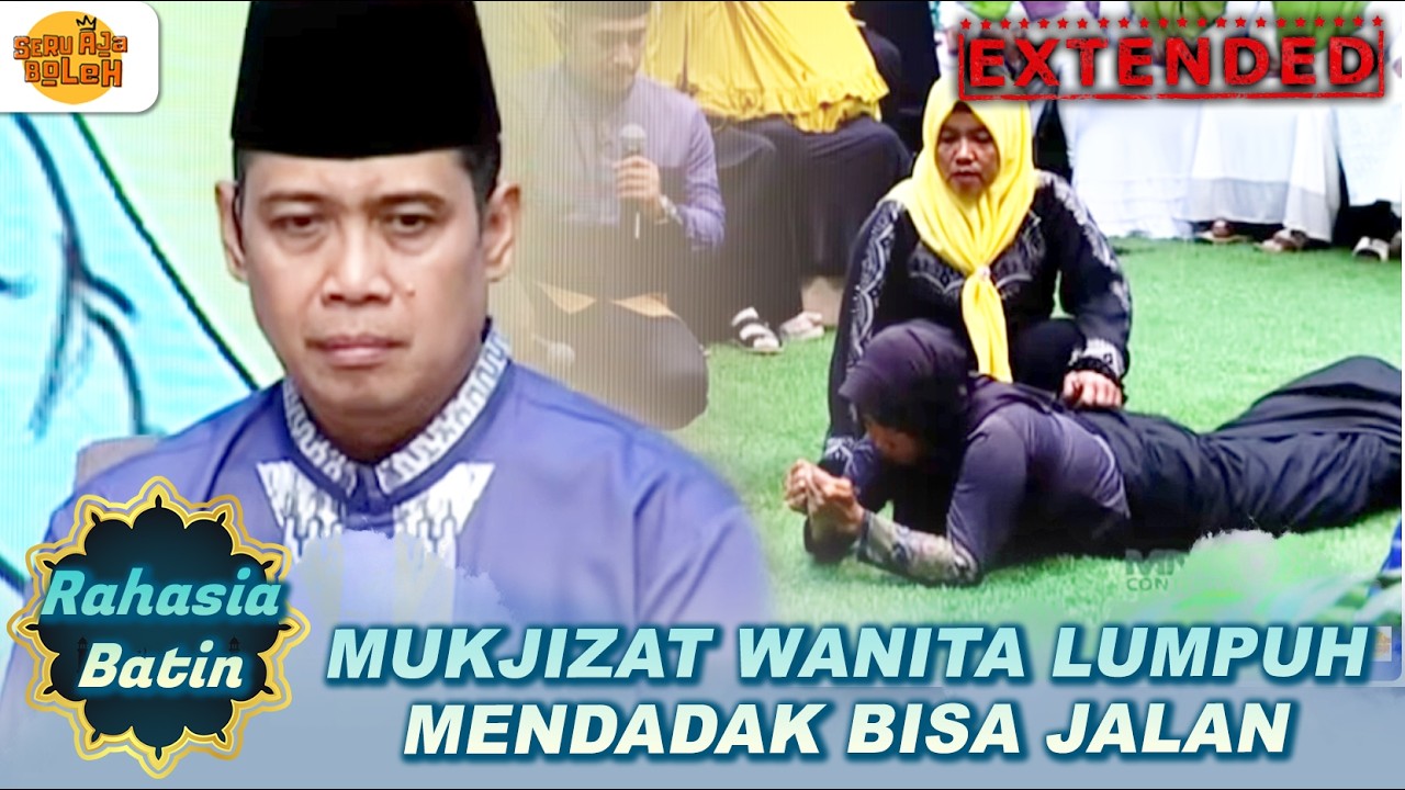 ASLI DILUAR NALAR! TADINYA LUMPUH TIBA-TIBA BISA MERANGKAK | SIRAMAN QOLBU EXTENDED | EPS.118