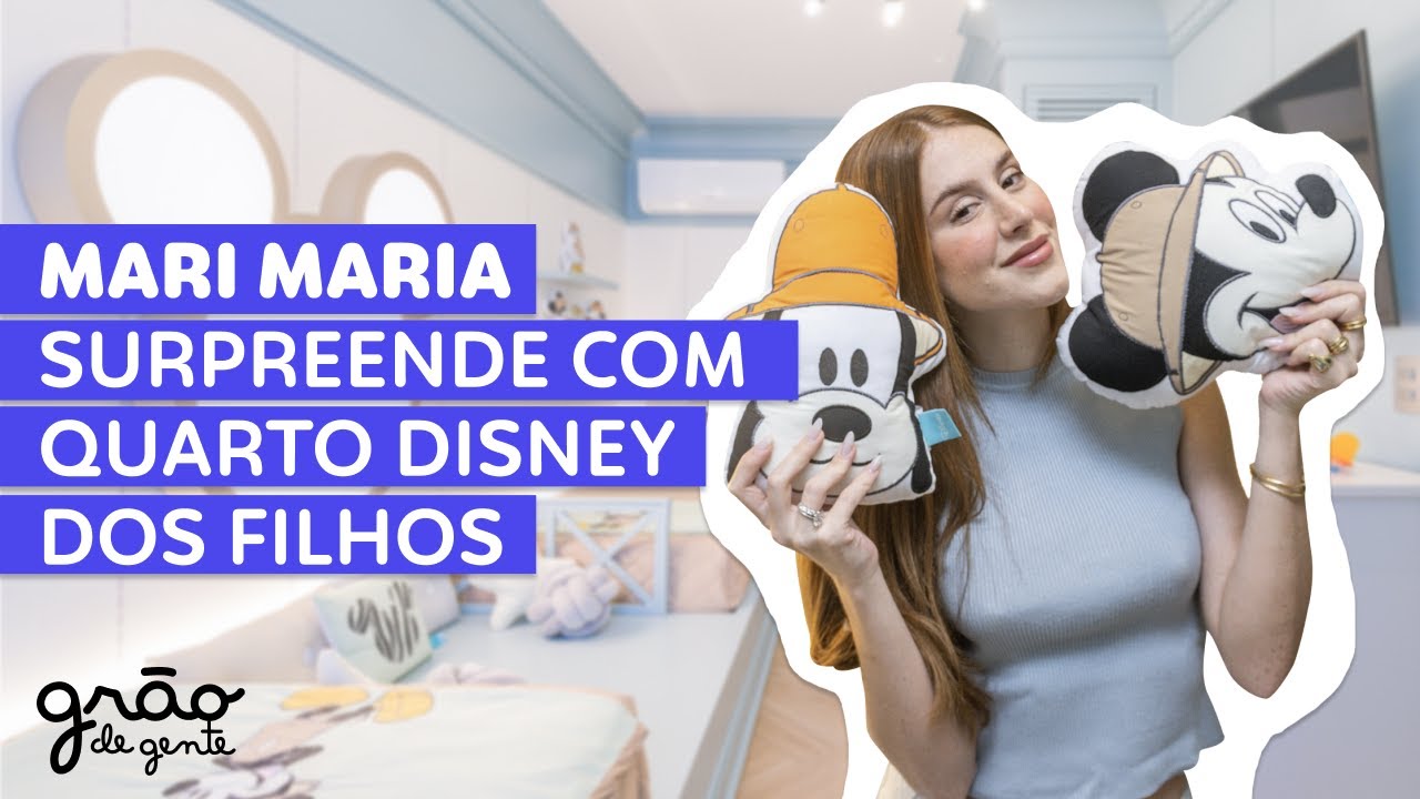 MARI MARIA ESCOLHE TEMA MICKEY SAFÁRI PARA O QUARTO DOS FILHOS 🌿🦁