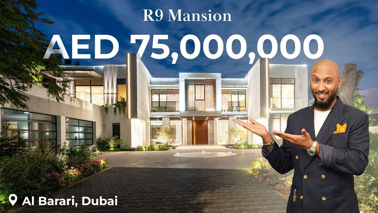 Внутри Особняка R9 за 75 000 000 дирхамов ОАЭ в AL BARARI DUBAI - Назиш Хан