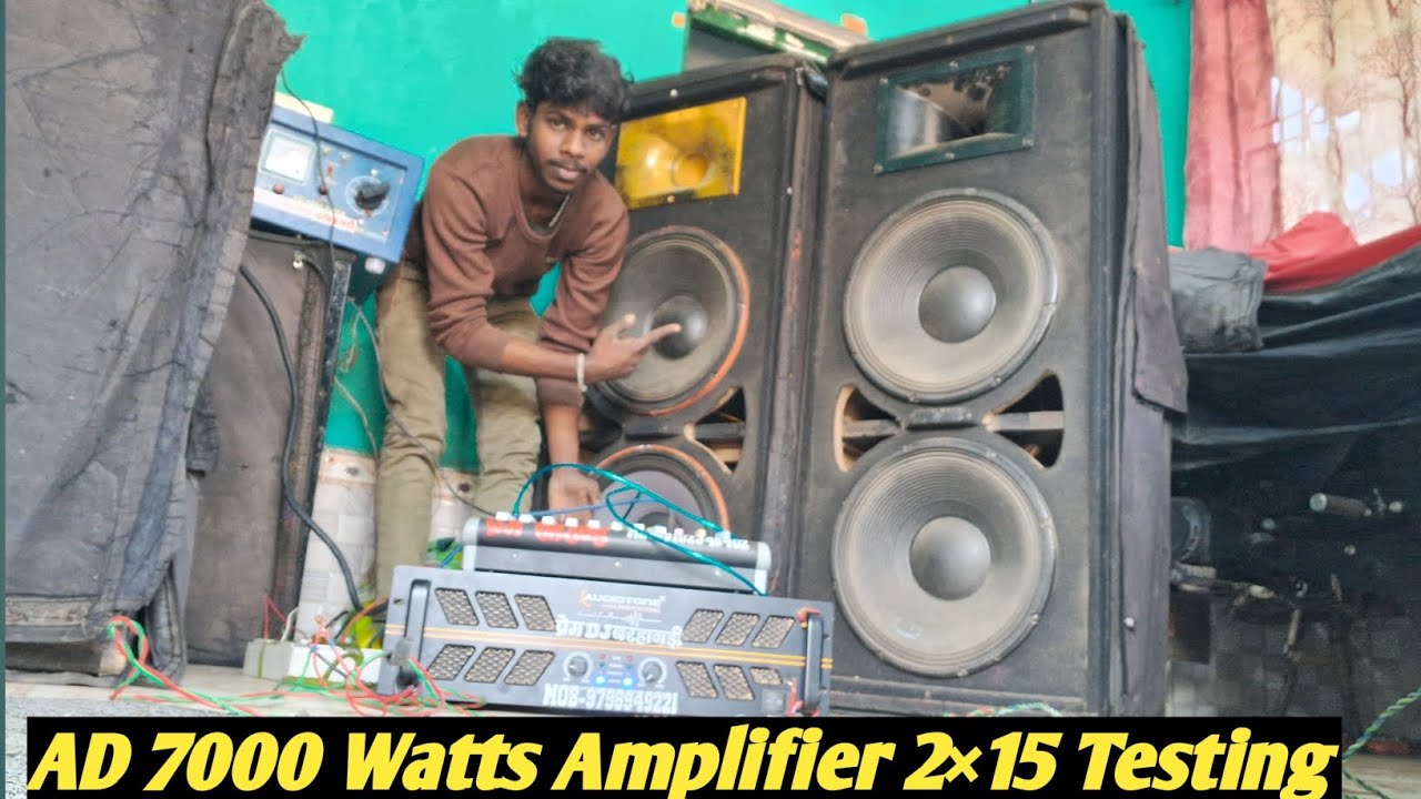 Audiotone Ad 7000 Watt Amplifier 🔥 || 2×15 Jbl Testing Ke Sath 🥵_ 2 ohm's 2680Watt ||2026 Amplifier