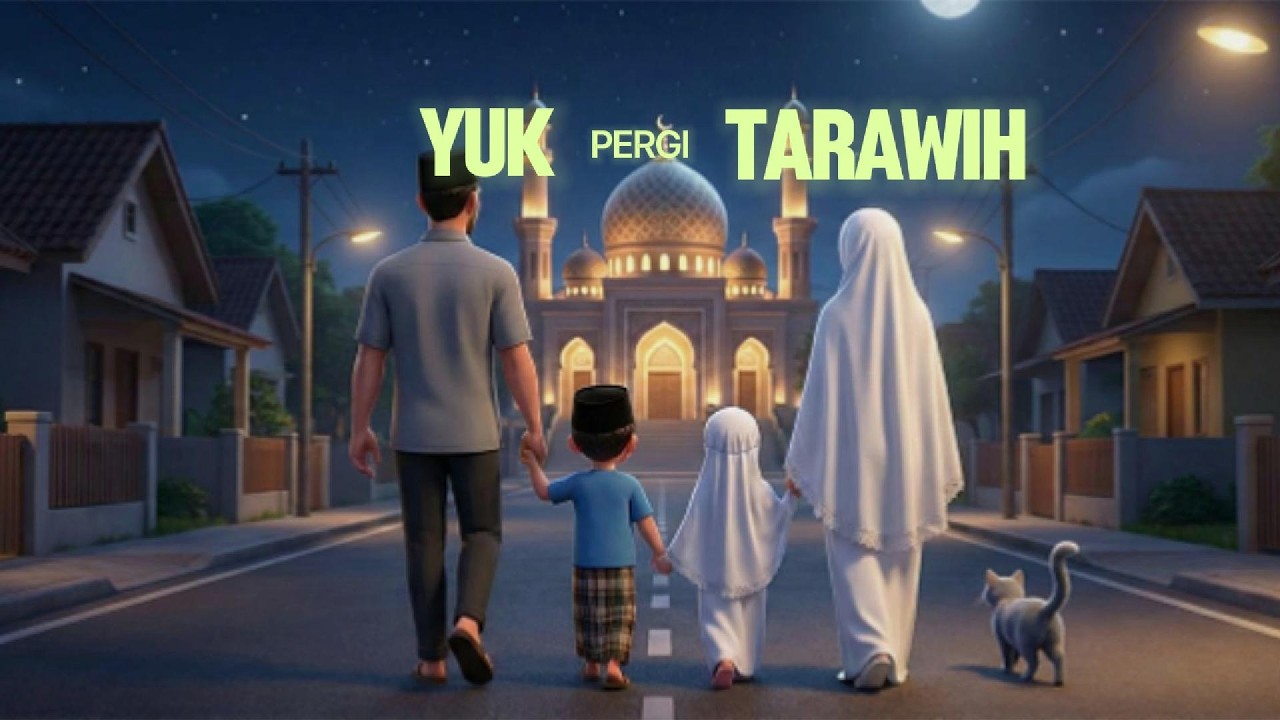 Yuk Pergi Tarawih 🌙 🕌 🎵 - Lagu Anak Balita Terbaru 2026 | Animasi Ceria